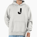 Personalized Baseball Initial J Hoodie - Novelty Apparel for Adults - T-Shirt, Sweatshirt, Hoodie