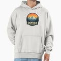Denver Colorado Rocky Mountains City Skyline Hoodie - Graphic Print Unisex - T-Shirt, Sweatshirt, Hoodie