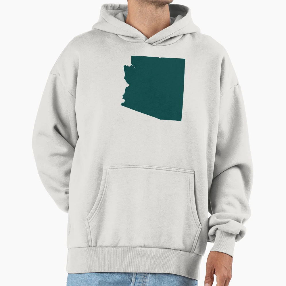 Teal Arizona Hoodie - Custom Art Print Unisex - T-Shirt, Sweatshirt, Hoodie