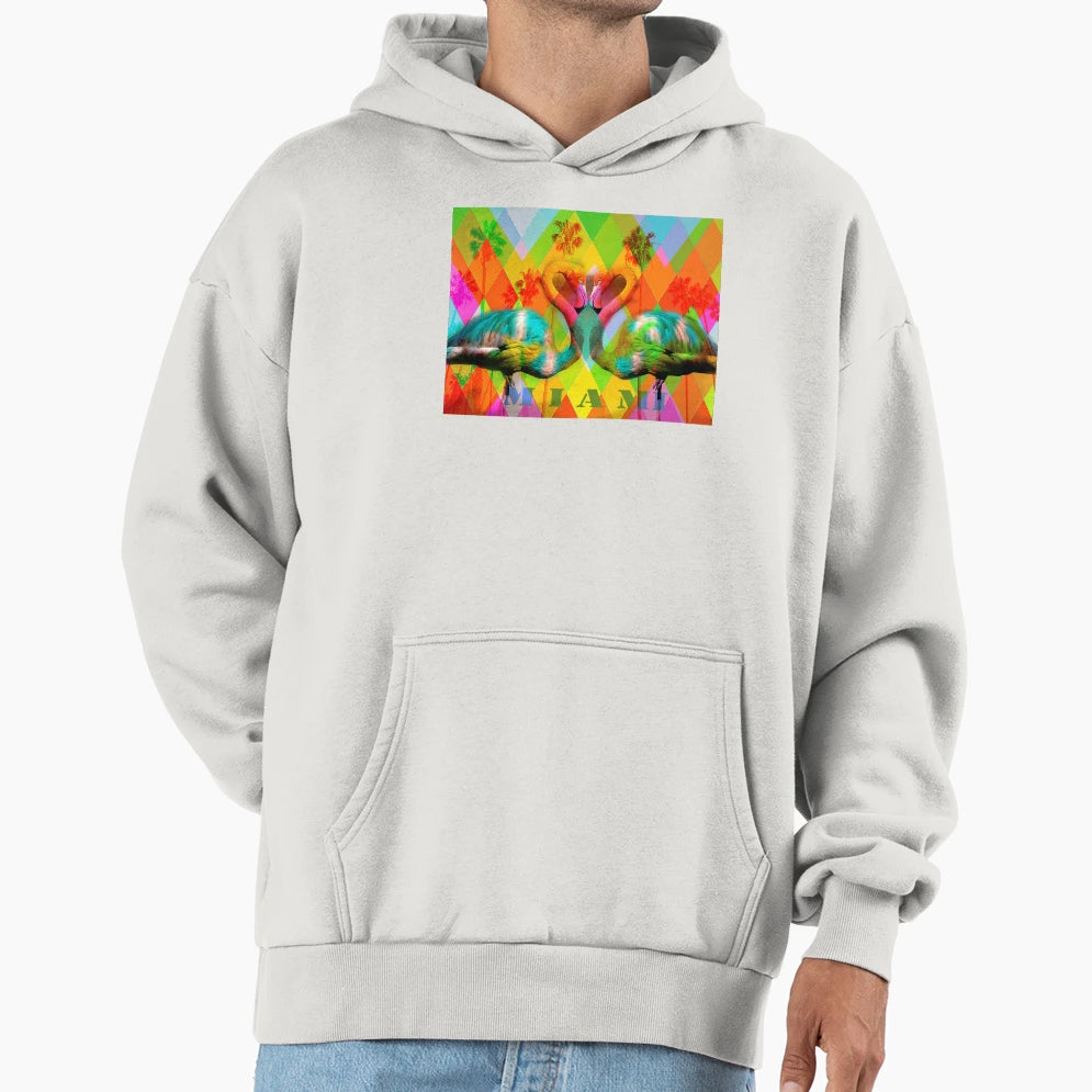 Miami Beach Hoodie - Graphic Print for Adults - T-Shirt, Sweatshirt, Hoodie
