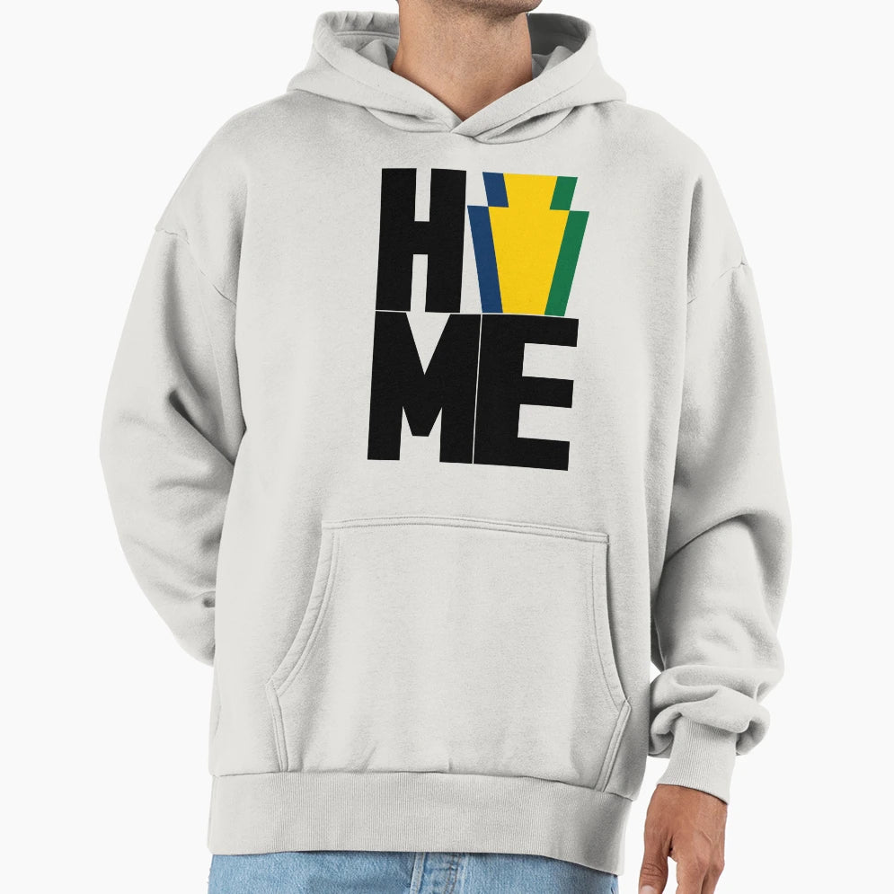 Home Pa Flag Keystone Black Hoodie - Trendy Graphic Unisex - T-Shirt, Sweatshirt, Hoodie