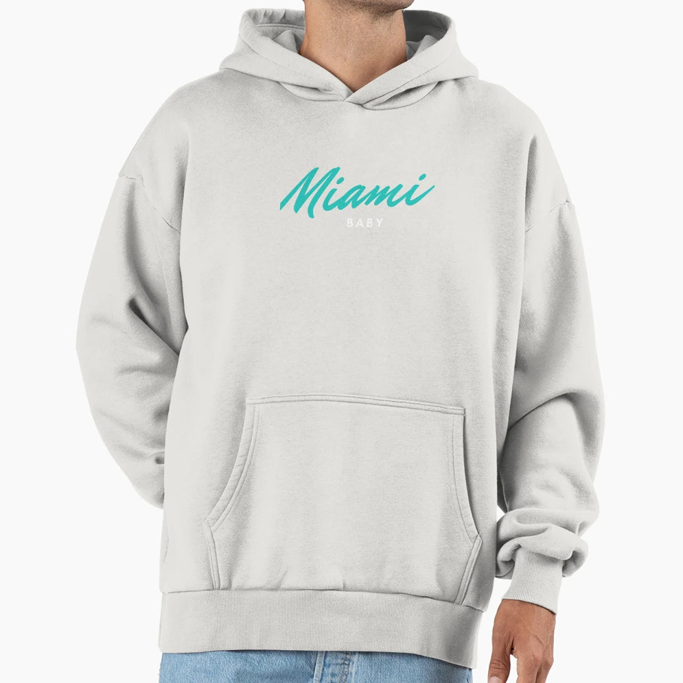 Miami Hoodie - Trendy Graphic Unisex - T-Shirt, Sweatshirt, Hoodie
