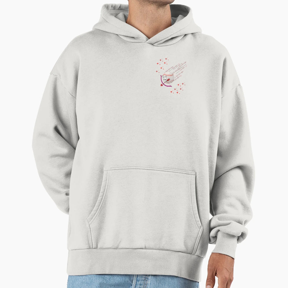 Cupid Ball Baseball And Valentines Day Hoodie - Fun Novelty Design Unisex - T-Shirt, Sweatshirt, Hoodie