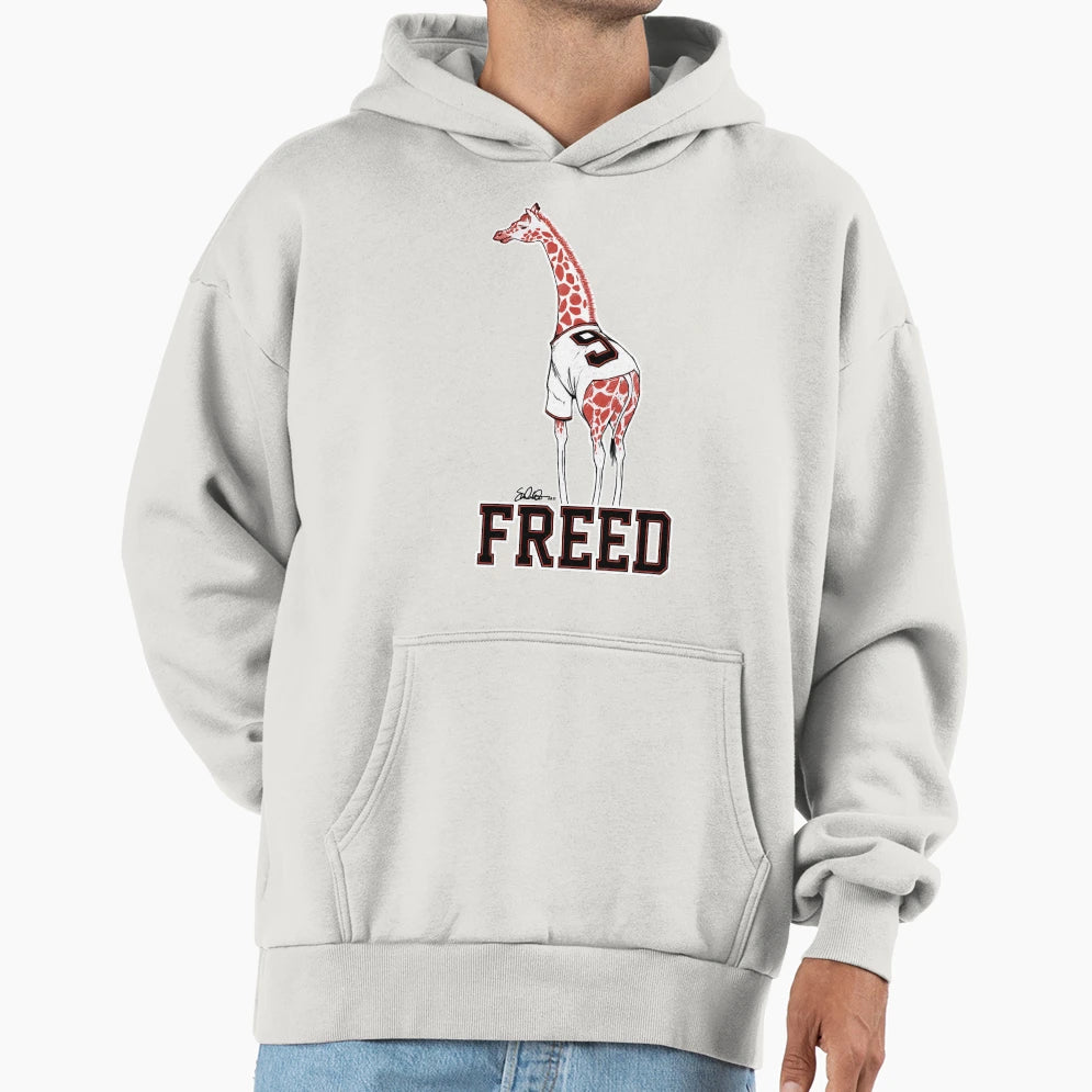 Freed Belt Giraffe Hoodie - Unique Graphic Unisex - T-Shirt, Sweatshirt, Hoodie