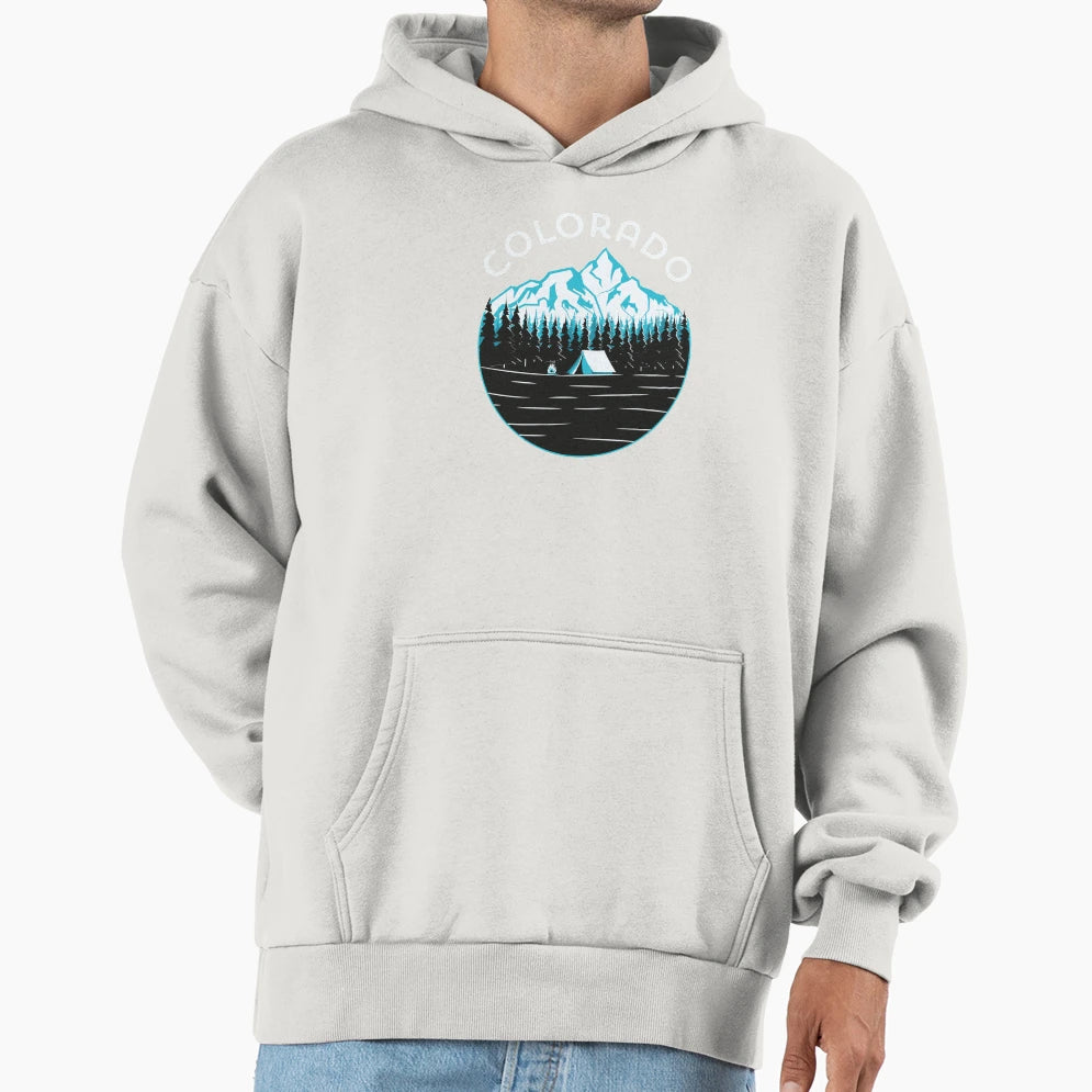 Hike Colorado Mountains Camping Gift Hoodie - Streetwear Style Unisex - T-Shirt, Sweatshirt, Hoodie