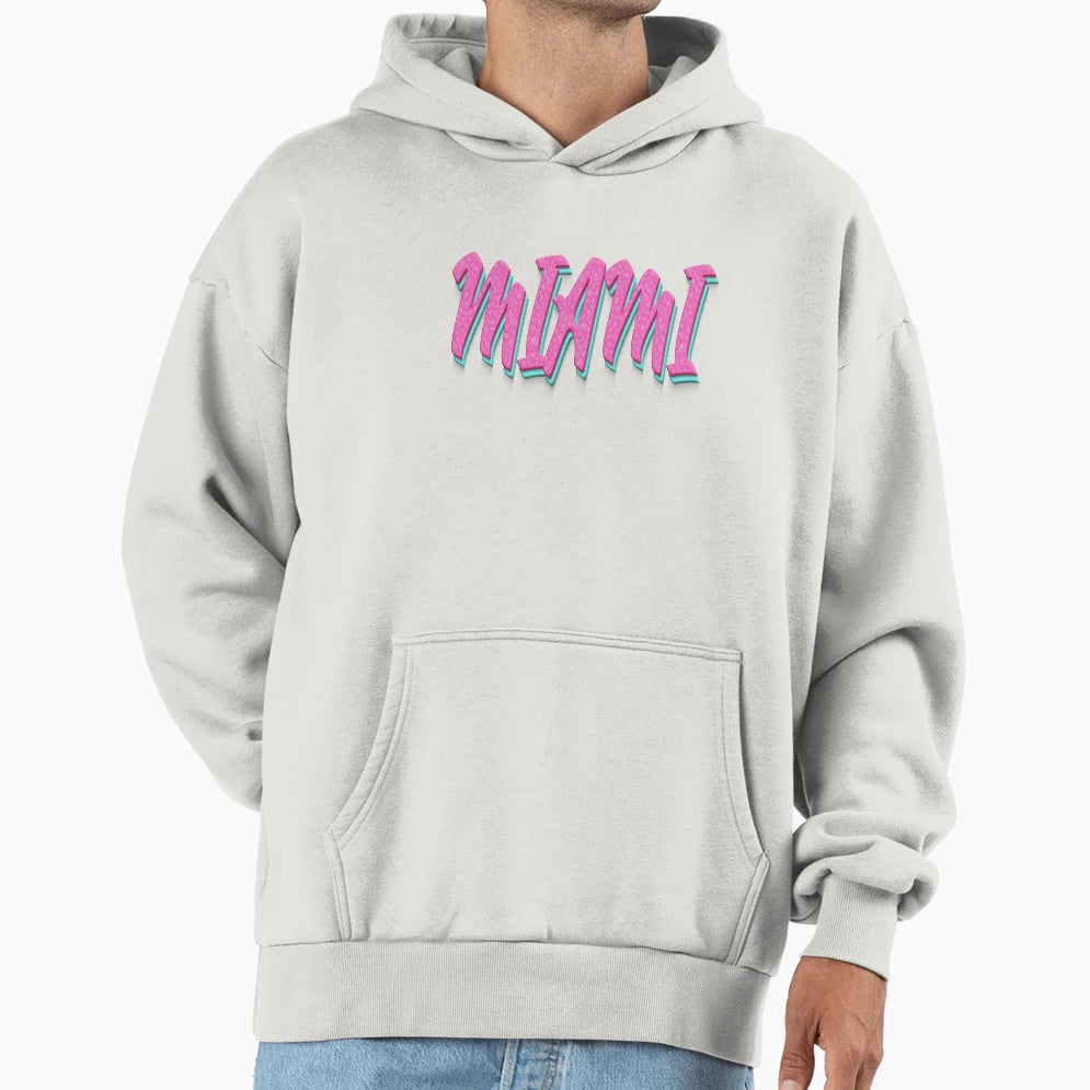 Miami United States America Hoodie - Streetwear Style for Adults - T-Shirt, Sweatshirt, Hoodie