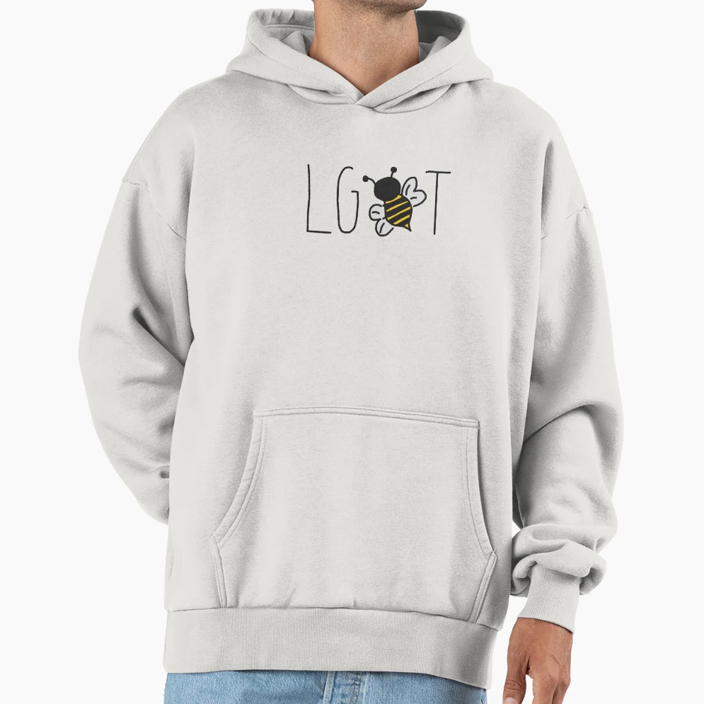 L G Bee T Hoodie - Graphic Print for Adults - T-Shirt, Sweatshirt, Hoodie
