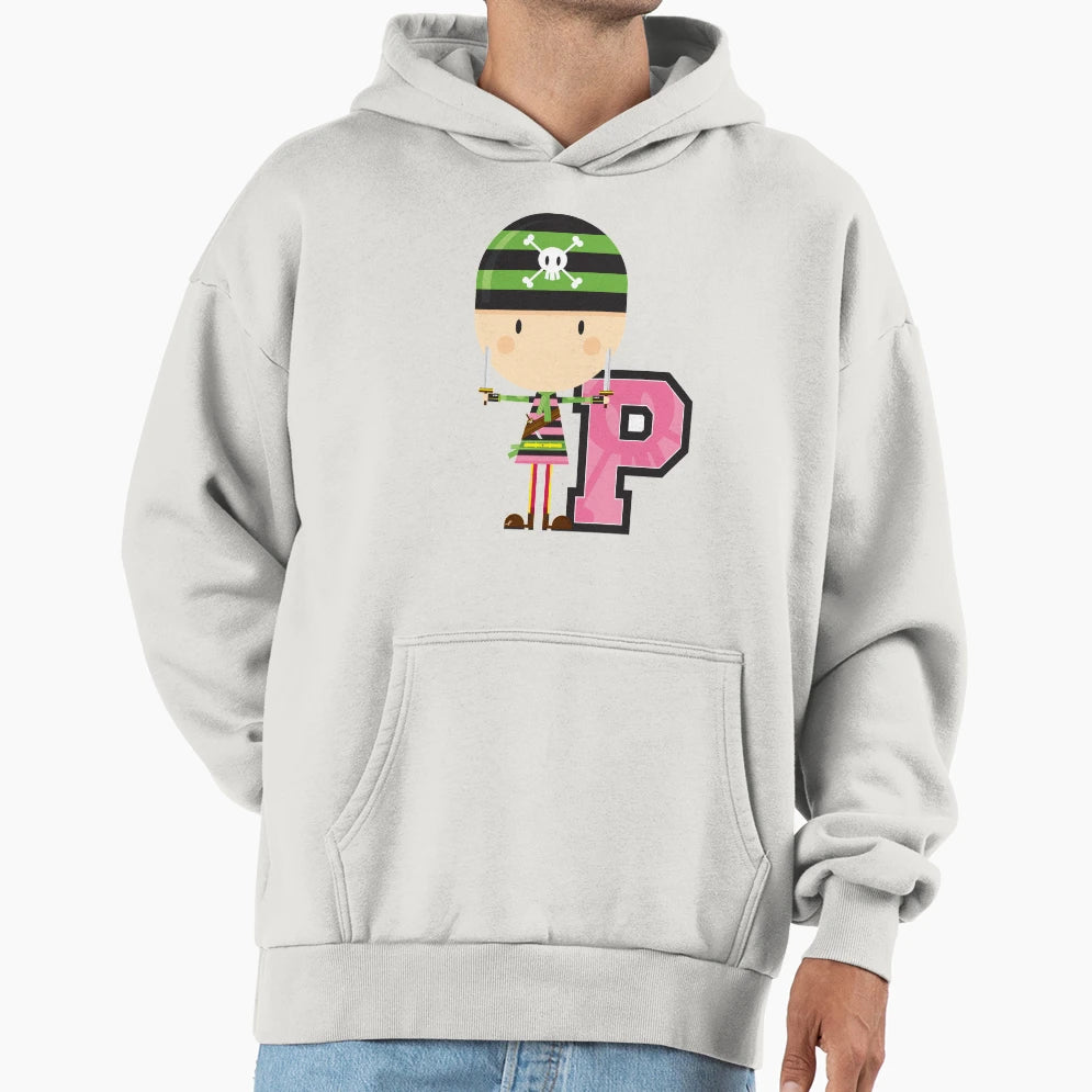 Copy P Is Pirate Educational Hoodie - Novelty Apparel for Adults - T-Shirt, Sweatshirt, Hoodie