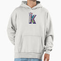 Crowned K Initial Hoodie - Custom Art Print for Adults - T-Shirt, Sweatshirt, Hoodie