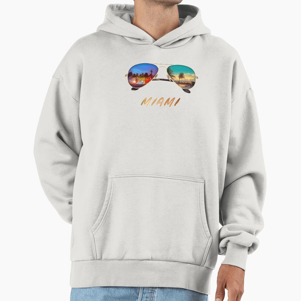 Miami Hoodie - Aesthetic Graphic Unisex - T-Shirt, Sweatshirt, Hoodie