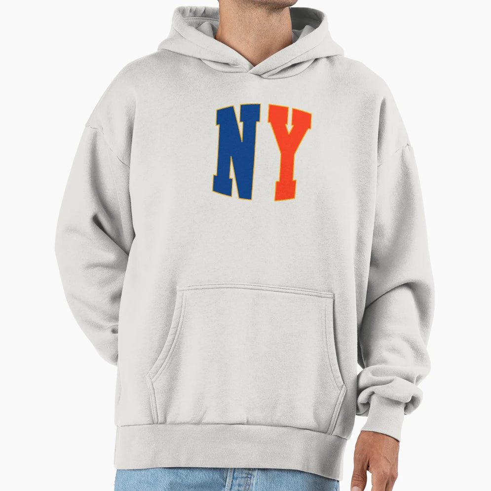 New York State Abbreviation Hoodie - Fun Novelty Design Men Women - T-Shirt, Sweatshirt, Hoodie