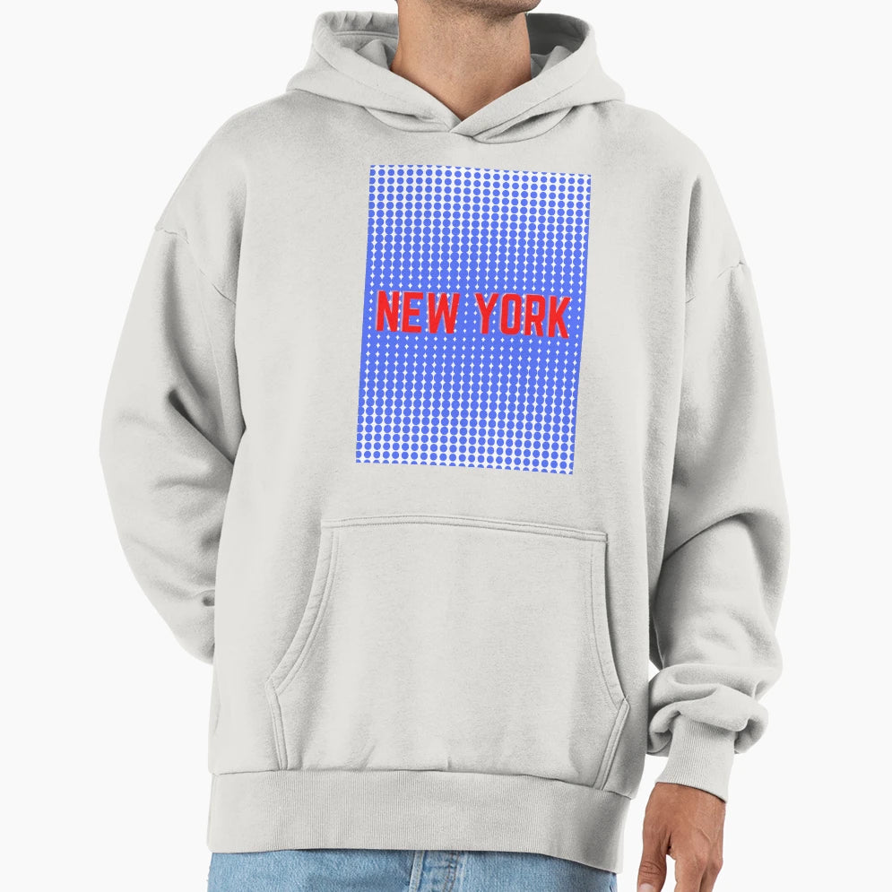 New York Dots 3 Hoodie - Fun Novelty Design Unisex - T-Shirt, Sweatshirt, Hoodie