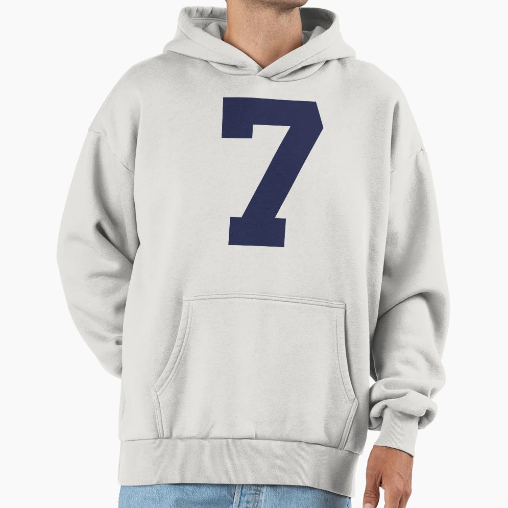 Number 7 Marine Blue Seven Sports Hoodie - Novelty Apparel Men Women - T-Shirt, Sweatshirt, Hoodie