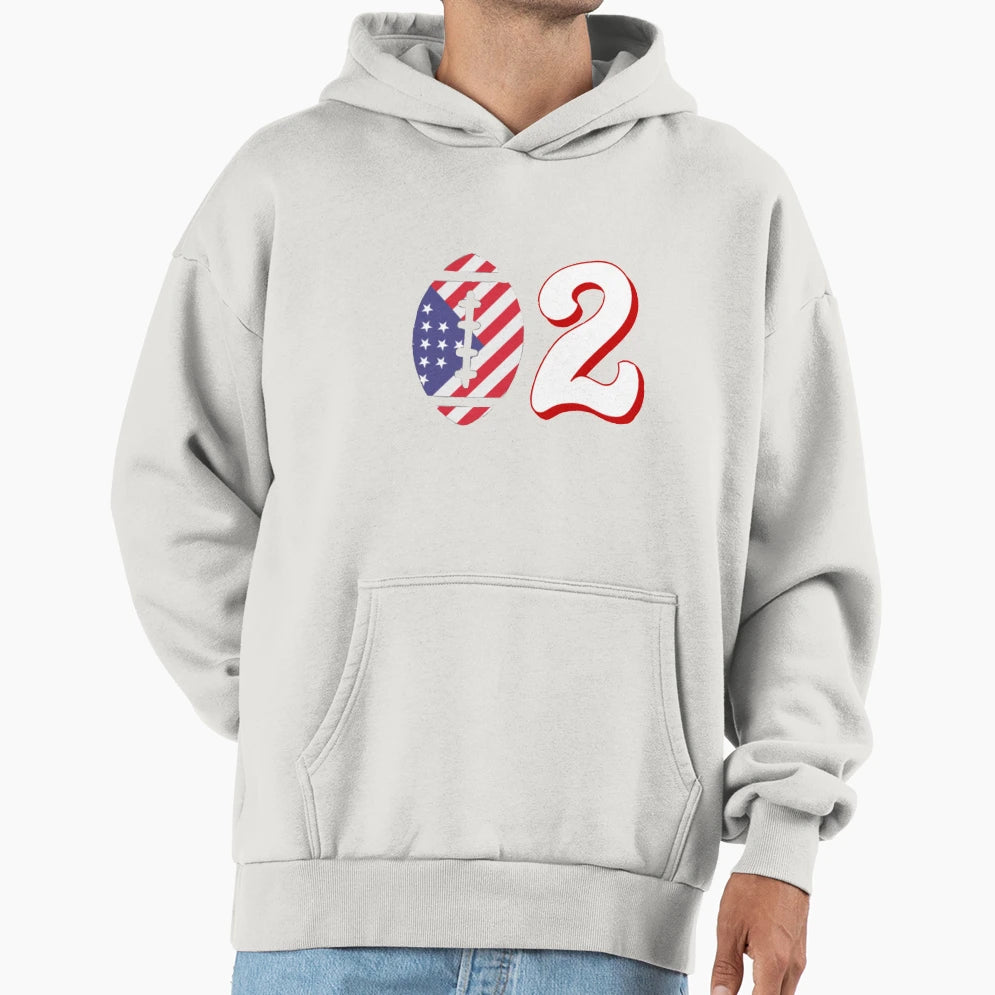 Number 2 Hoodie - Novelty Apparel Men Women - T-Shirt, Sweatshirt, Hoodie