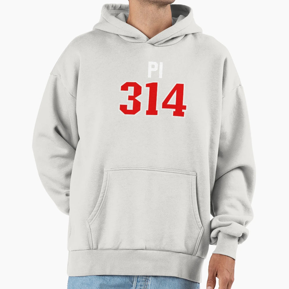 Pi 3 14 Jersey Math Student Teacher Pi Day Hoodie - Trendy Graphic Unisex - T-Shirt, Sweatshirt, Hoodie