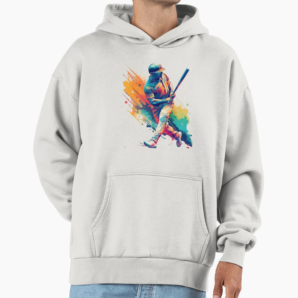 Home Run Baseball Hoodie - Minimalist Print for Adults - T-Shirt, Sweatshirt, Hoodie