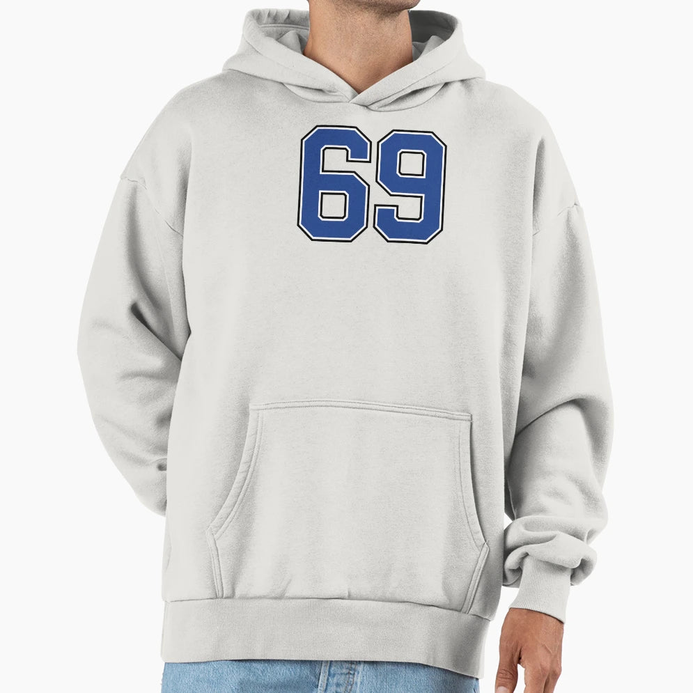 Number 69 Lucky Sports Jersey Sixty Nine Hoodie - Trendy Graphic Men Women - T-Shirt, Sweatshirt, Hoodie