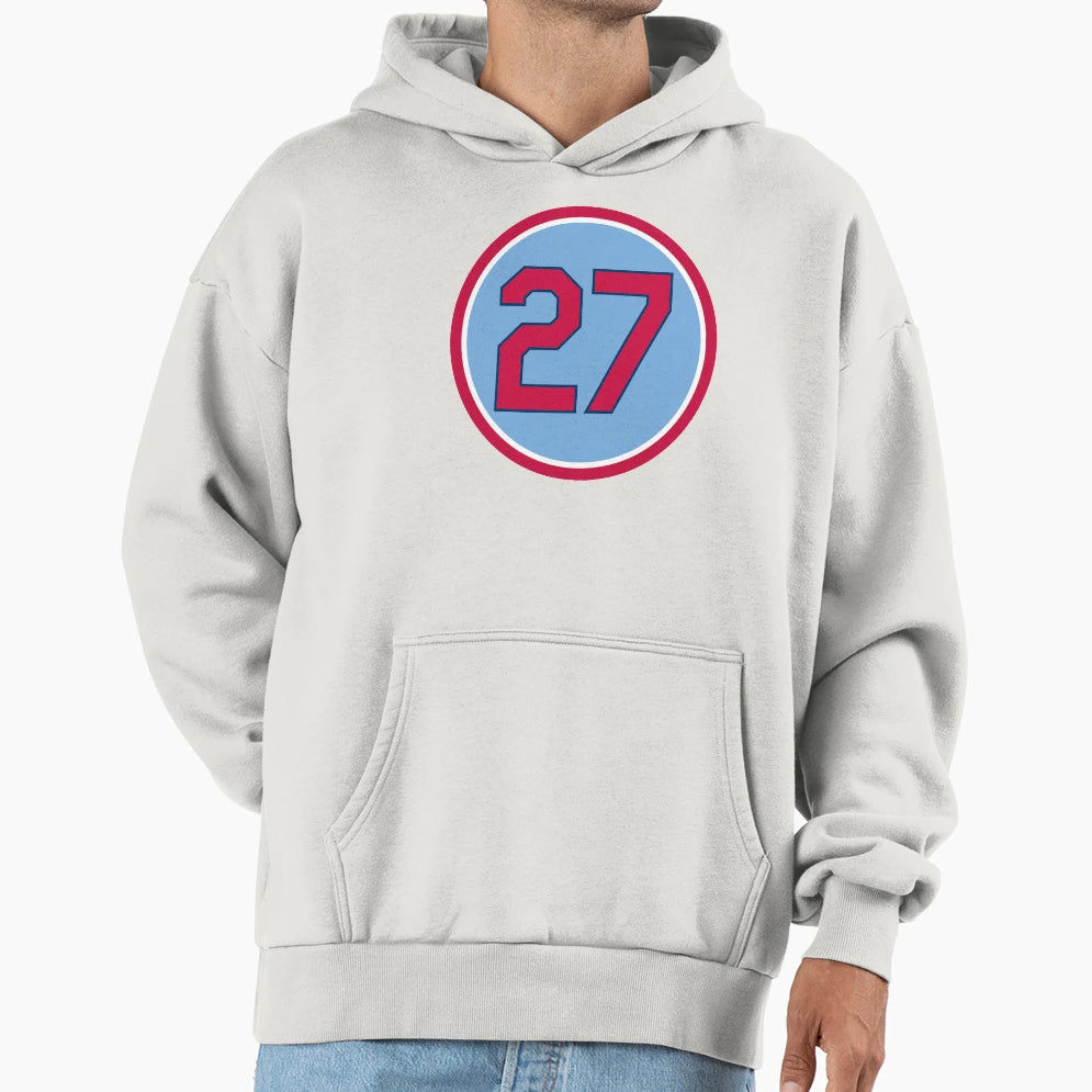 Scott Rolen 27 Jersey Number Hoodie - Streetwear Style Unisex - T-Shirt, Sweatshirt, Hoodie
