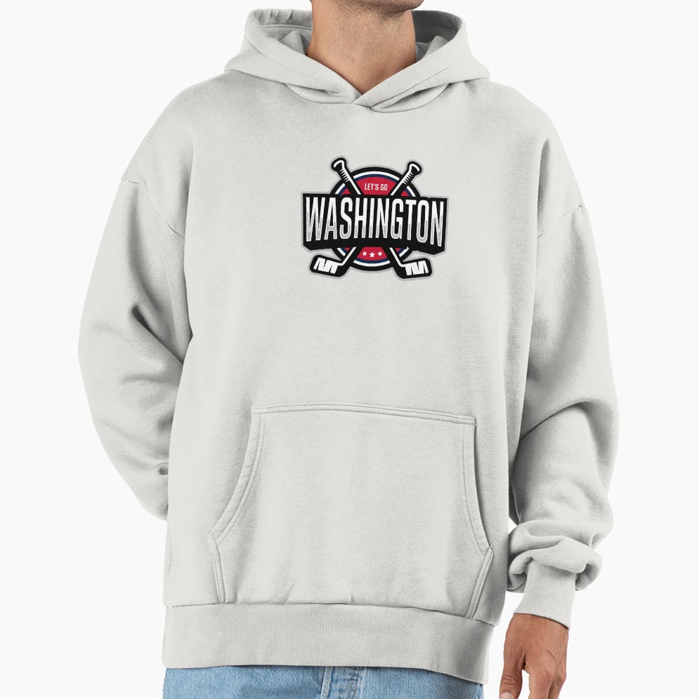 Art Washington Capitals Hoodie - Casual Everyday Wear Men Women - T-Shirt, Sweatshirt, Hoodie