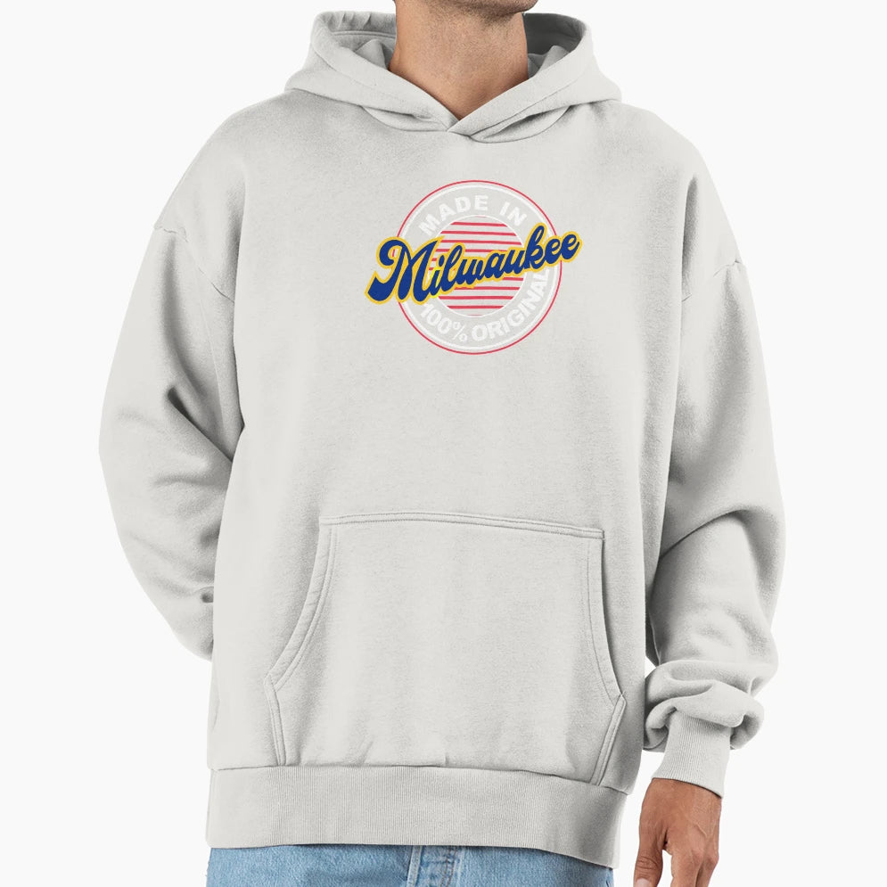 Made Milwaukee 100 Original Hoodie - Casual Everyday Wear for Adults - T-Shirt, Sweatshirt, Hoodie
