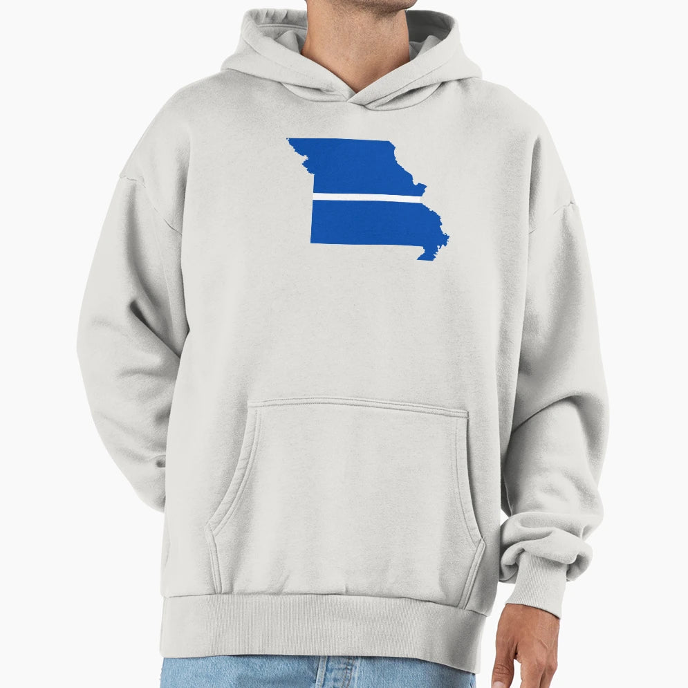 Missouri Thin White Line Hoodie - Fun Novelty Design for Adults - T-Shirt, Sweatshirt, Hoodie