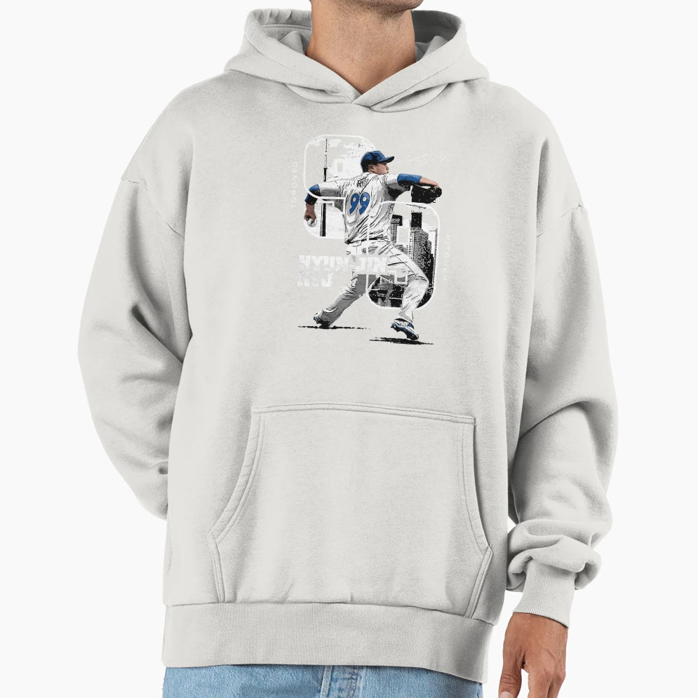 Hyun Jin Ryu City Hoodie - Graphic Print Men Women - T-Shirt, Sweatshirt, Hoodie