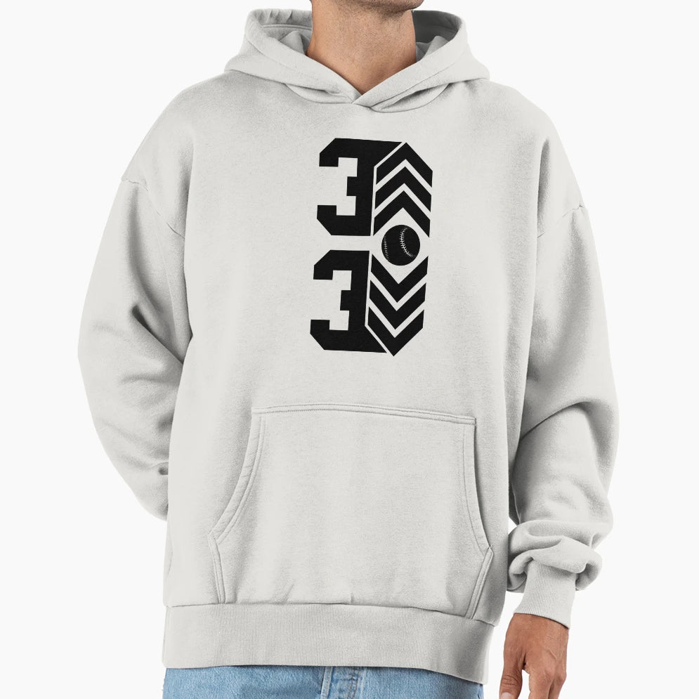 Up Down Baseball Hoodie - Aesthetic Graphic Unisex - T-Shirt, Sweatshirt, Hoodie