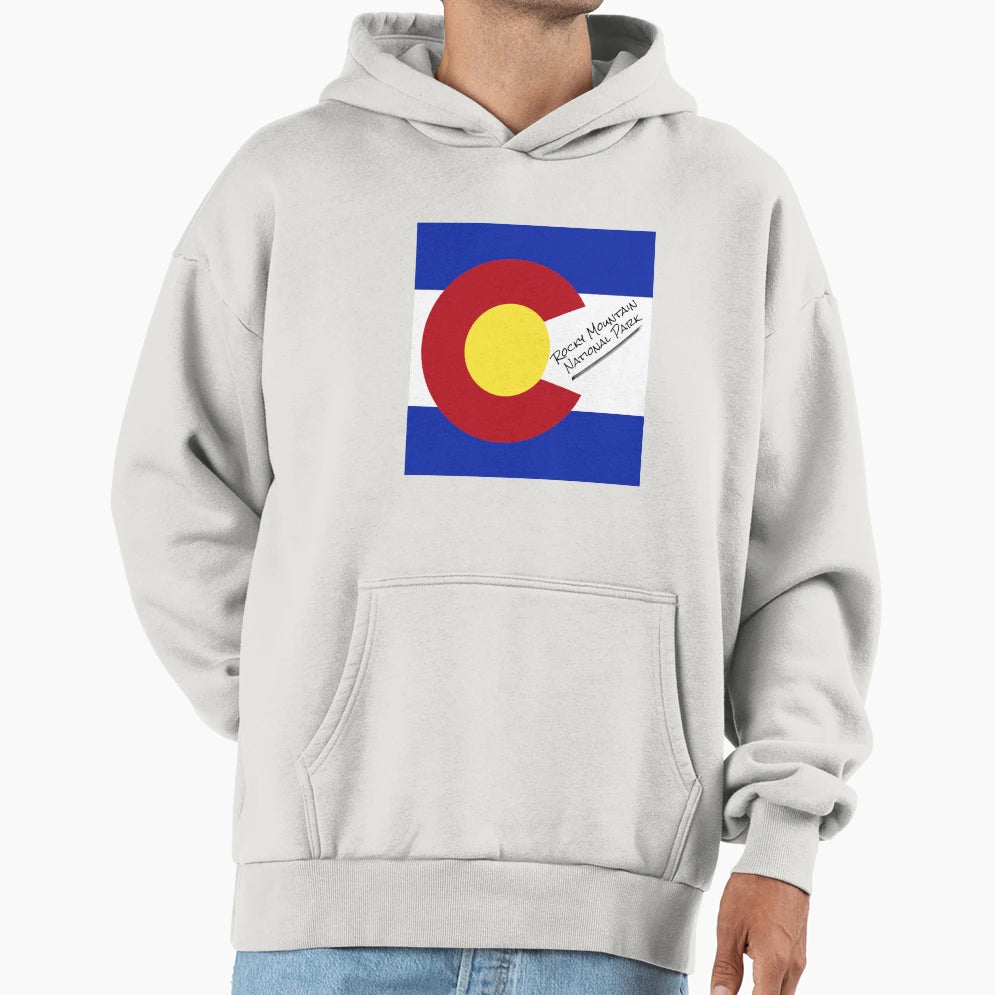 Rocky Mountain National Park Colorado Hoodie - Trendy Graphic Unisex - T-Shirt, Sweatshirt, Hoodie