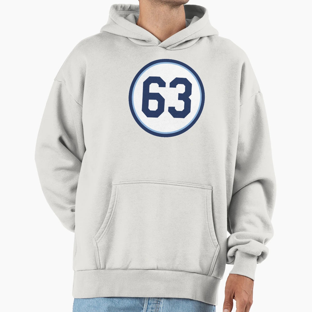 Diego Castillo 63 Jersey Number Hoodie - Streetwear Style Unisex - T-Shirt, Sweatshirt, Hoodie
