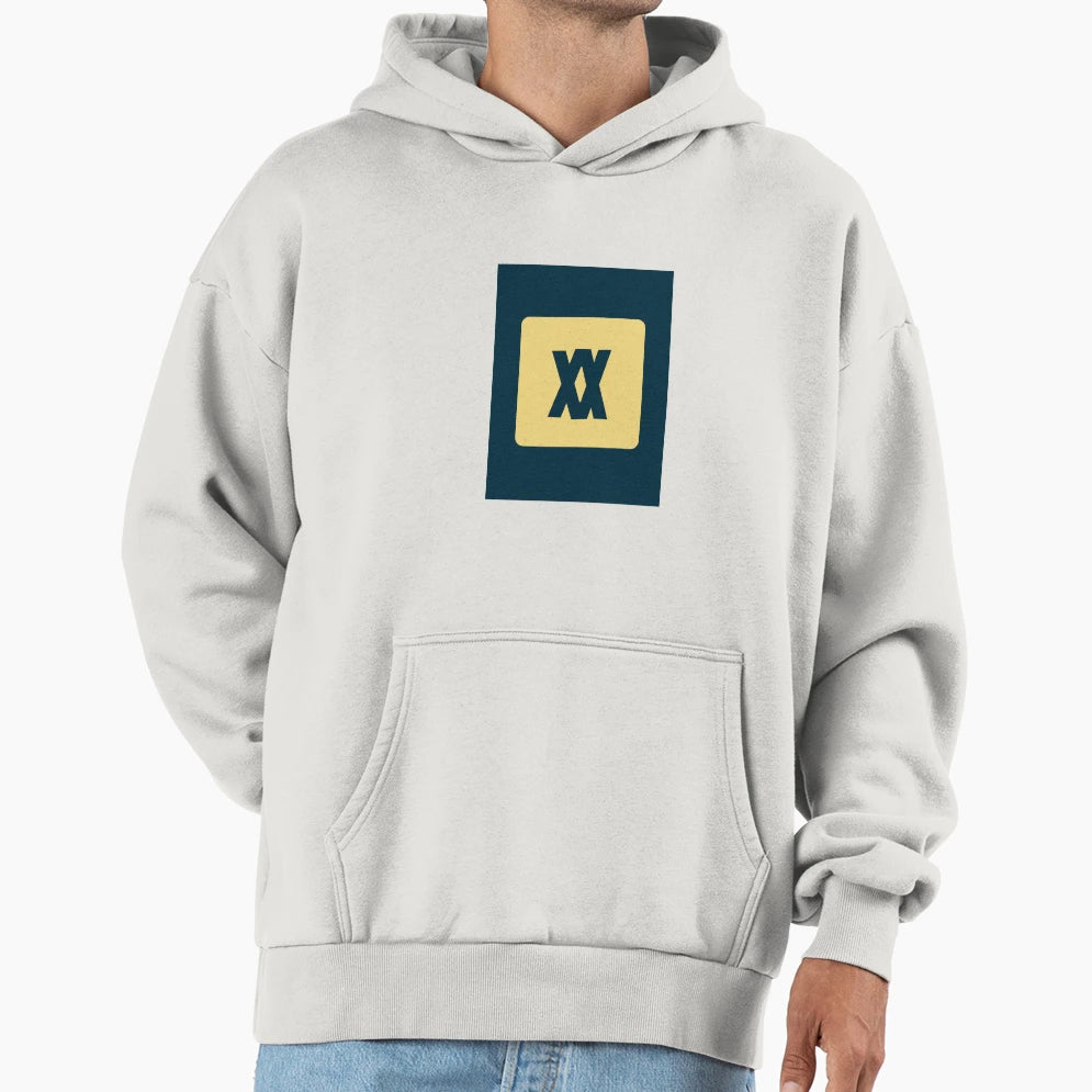 Double X Hoodie - Minimalist Print for Adults - T-Shirt, Sweatshirt, Hoodie