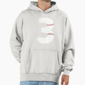 Number 3 Baseball 3 Hoodie - Custom Art Print Unisex - T-Shirt, Sweatshirt, Hoodie
