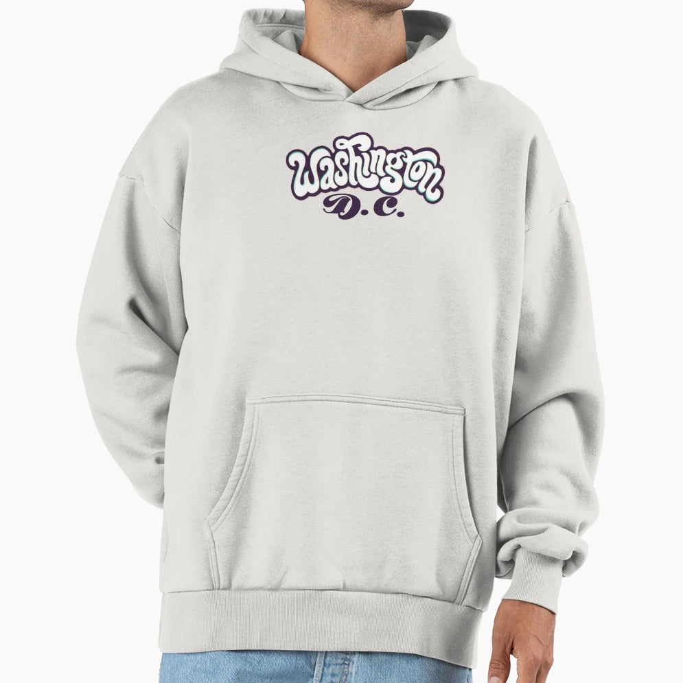 Washington D C Hoodie - Minimalist Print for Adults - T-Shirt, Sweatshirt, Hoodie