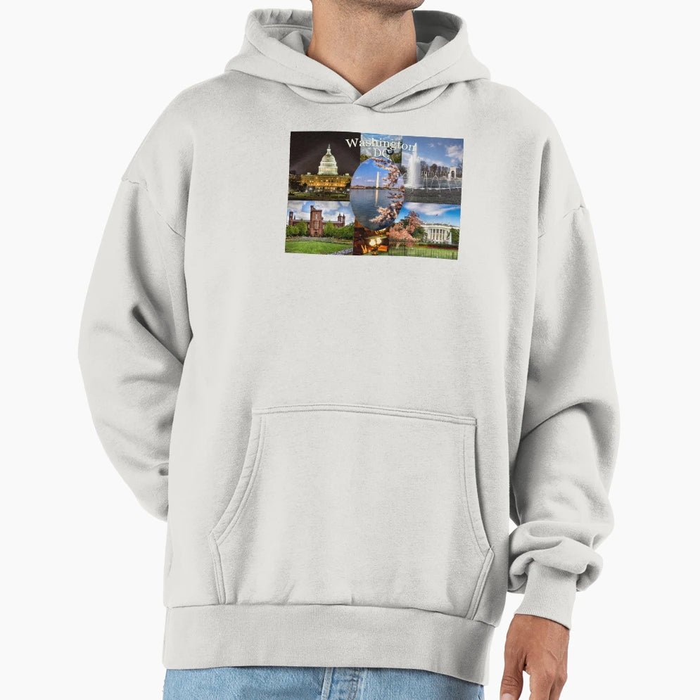 Explore Washington Dc Hoodie - Casual Everyday Wear Men Women - T-Shirt, Sweatshirt, Hoodie