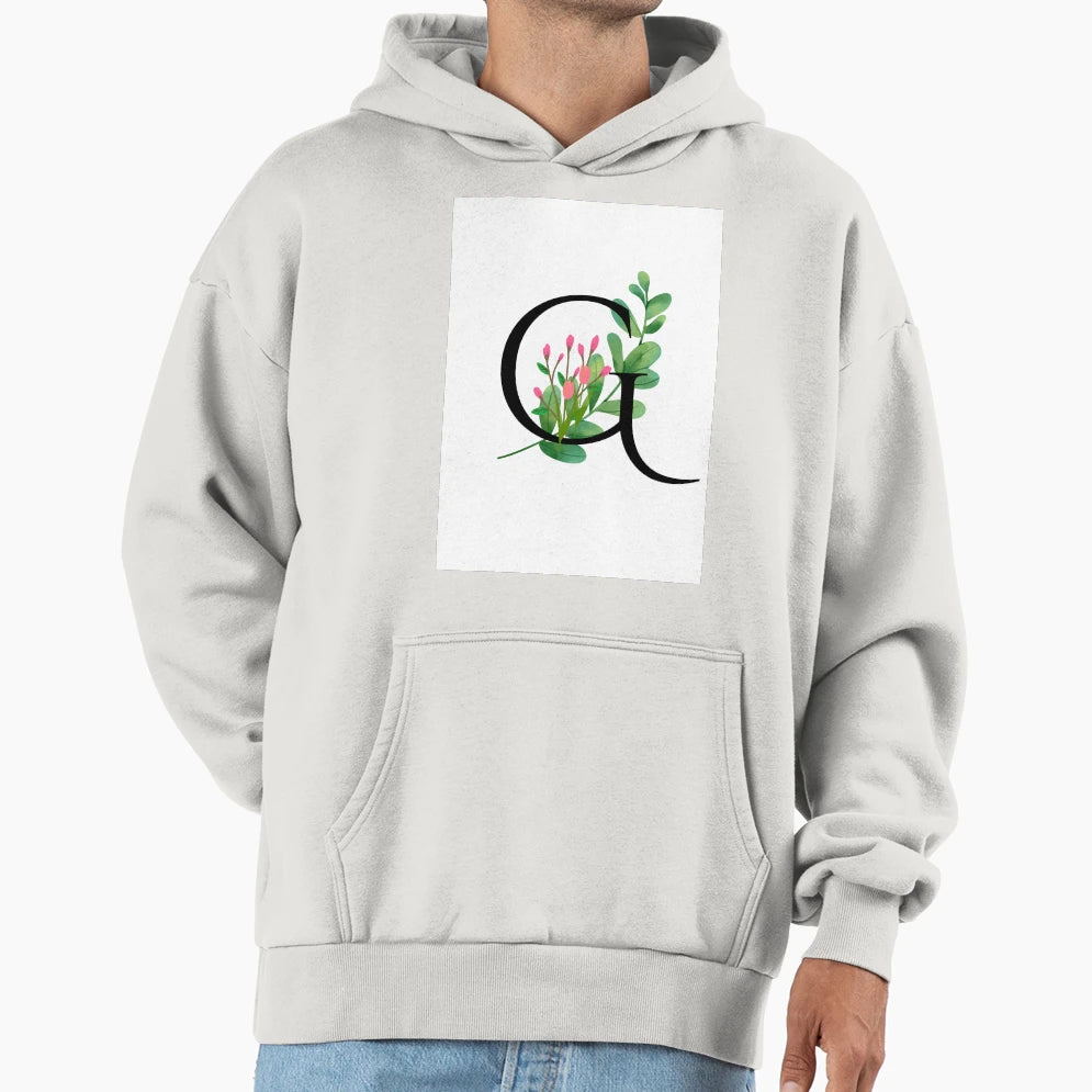 Floral G Hoodie - Aesthetic Graphic for Adults - T-Shirt, Sweatshirt, Hoodie