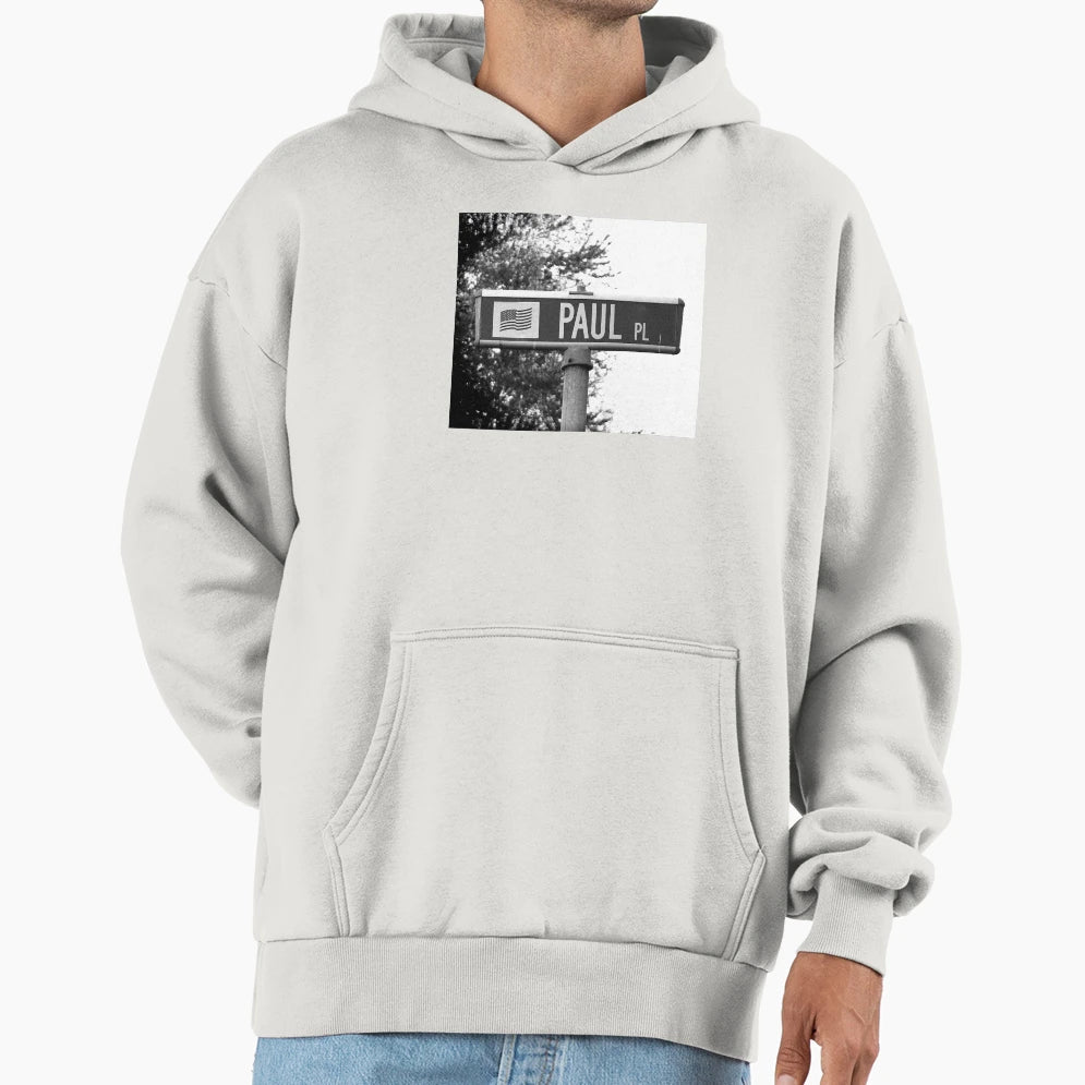 Street Sign Named Paul Hoodie - Fun Novelty Design Men Women - T-Shirt, Sweatshirt, Hoodie