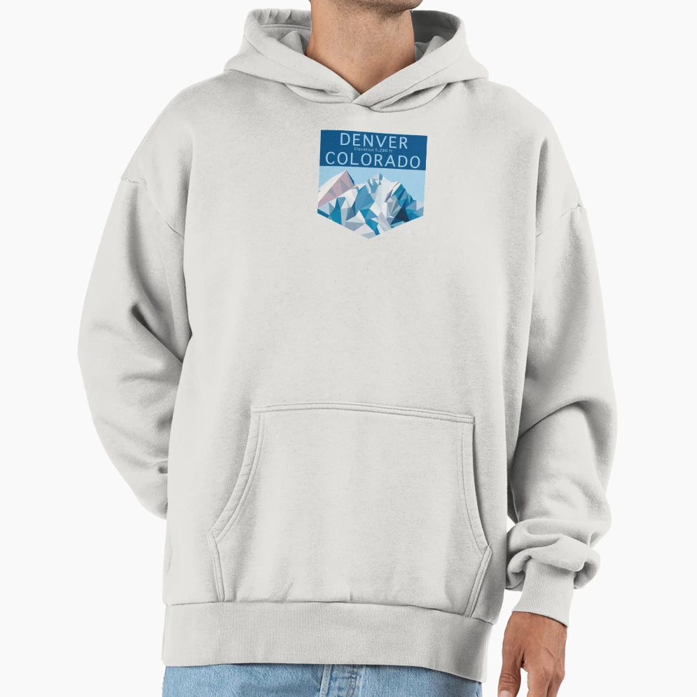 Denver Colorado Hoodie - Novelty Apparel for Adults - T-Shirt, Sweatshirt, Hoodie