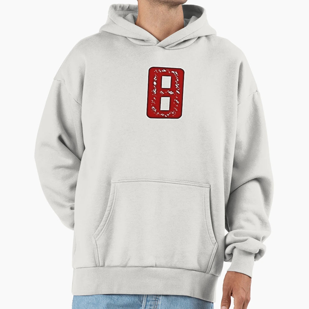 Number 8 Hoodie - Graphic Print Men Women - T-Shirt, Sweatshirt, Hoodie