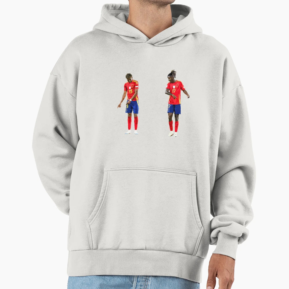 Lamine Yamal Nico Williams Hoodie - Casual Everyday Wear Men Women - T-Shirt, Sweatshirt, Hoodie