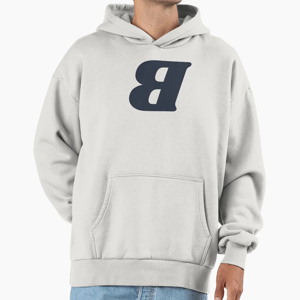 Backwards Letter Hoodie - Unique Graphic Unisex - T-Shirt, Sweatshirt, Hoodie