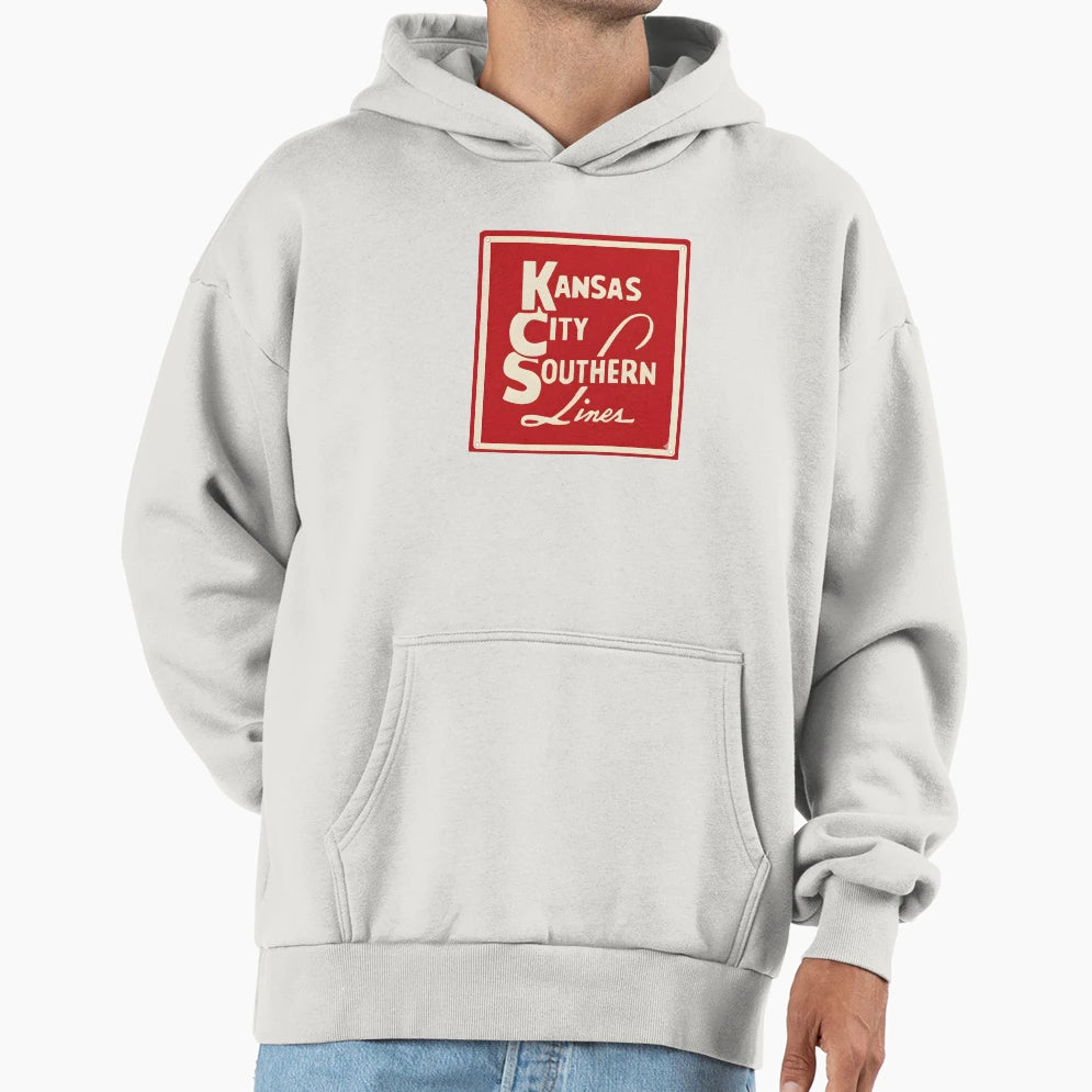 Kansas City Southern Lines Red Hoodie - Fun Novelty Design Men Women - T-Shirt, Sweatshirt, Hoodie