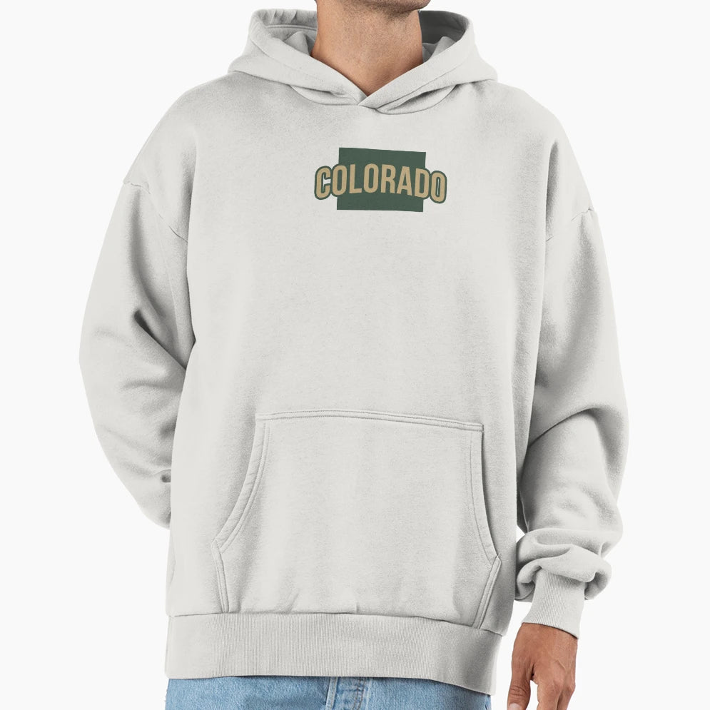 Colorado State Hoodie - Custom Art Print Unisex - T-Shirt, Sweatshirt, Hoodie