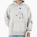 Baseball Skeleton Halloween Baseball Playing Hoodie - Graphic Print Unisex - T-Shirt, Sweatshirt, Hoodie
