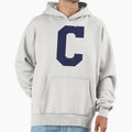 Alphabet Marine Blue C Sports Letter C Hoodie - Novelty Apparel for Adults - T-Shirt, Sweatshirt, Hoodie