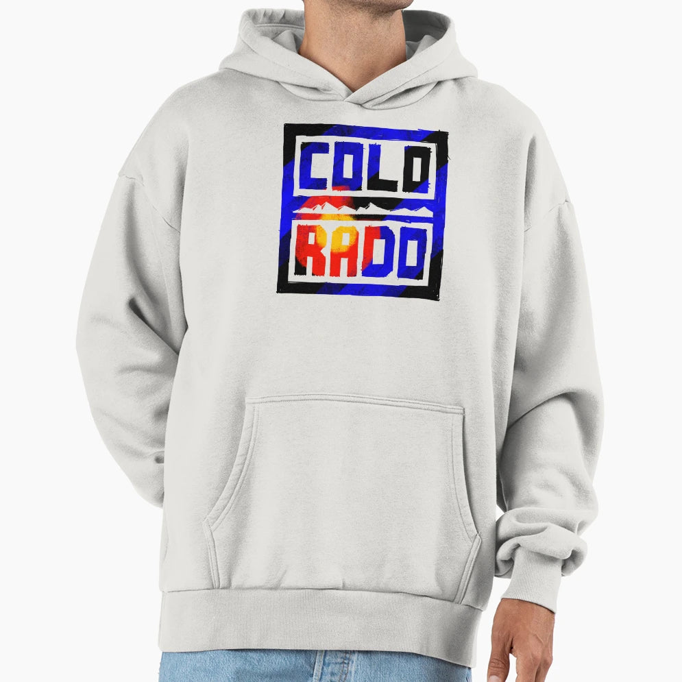 Colorado Flag Hoodie - Custom Art Print Unisex - T-Shirt, Sweatshirt, Hoodie