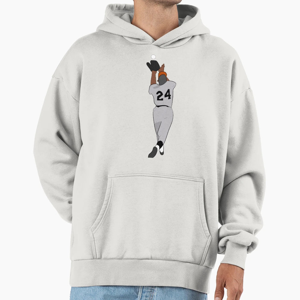 Willie Mays Hoodie - Unique Graphic Unisex - T-Shirt, Sweatshirt, Hoodie