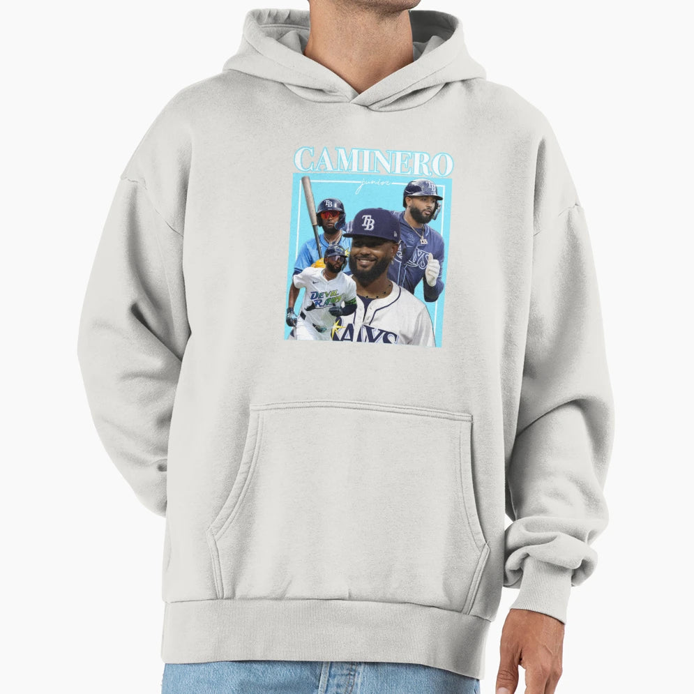 Junior Caminero Hoodie - Trendy Graphic for Adults - T-Shirt, Sweatshirt, Hoodie