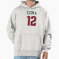 Baseball Czoka Number 12 Home Hoodie - Trendy Graphic for Adults - T-Shirt, Sweatshirt, Hoodie