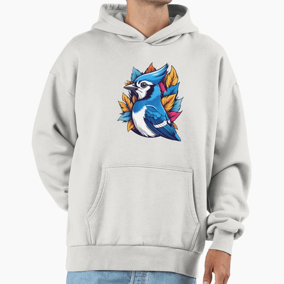 Blue Jay Hoodie - Trendy Graphic Men Women - T-Shirt, Sweatshirt, Hoodie