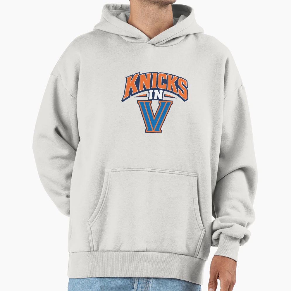 Knicks V Hoodie - Casual Everyday Wear Men Women - T-Shirt, Sweatshirt, Hoodie