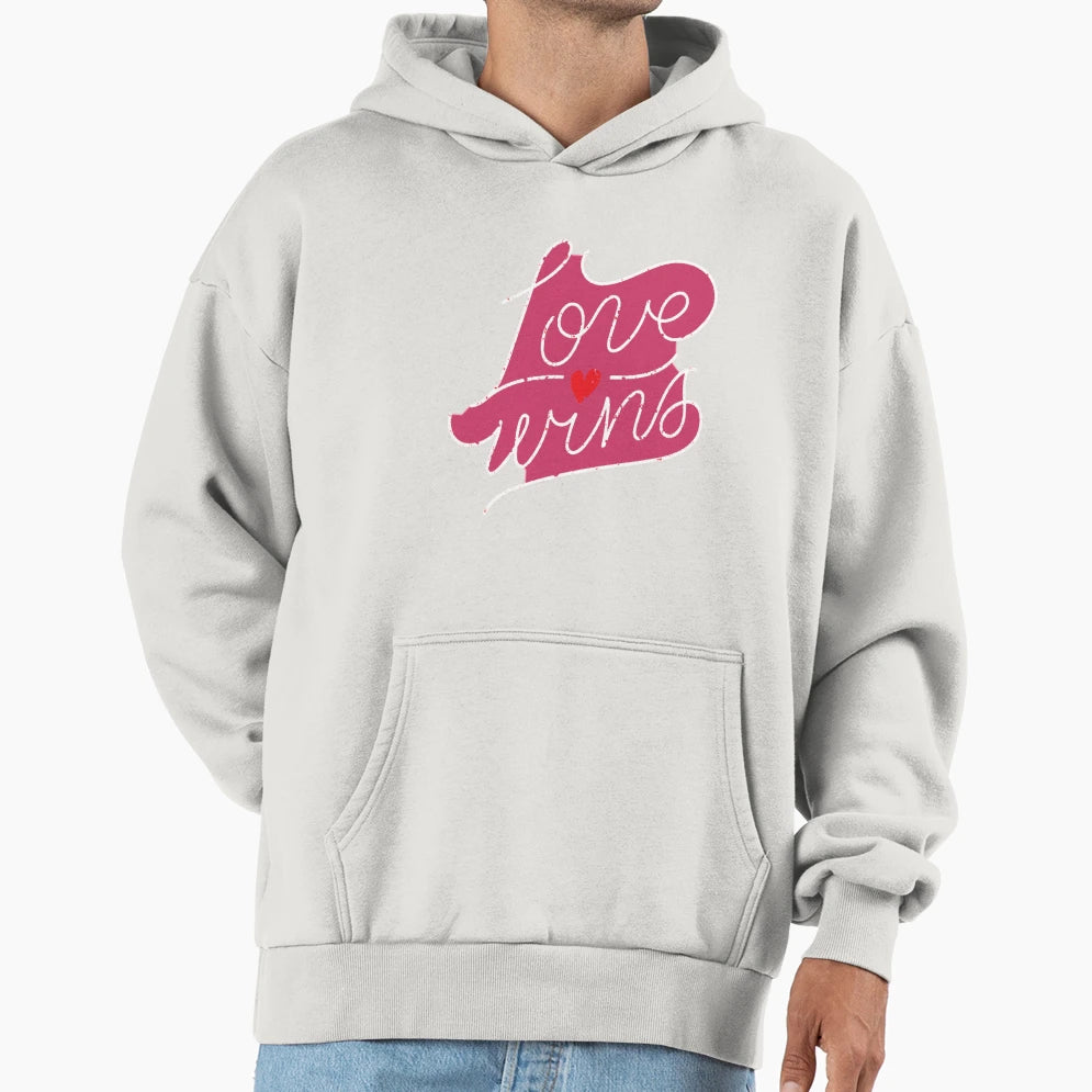 Love Wins Hoodie - Fun Novelty Design Unisex - T-Shirt, Sweatshirt, Hoodie